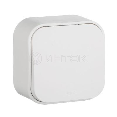 Переключатель проходной 1-кл. ОП Quteo 10А IP20 10AX бел. IEK 782204 изображение, фото