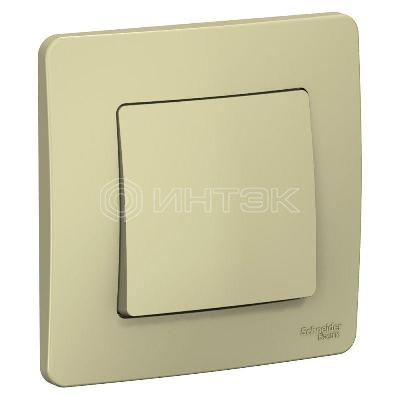 Выключатель 1-кл. СП Blanca 10А IP20 (сх. 1) 250В беж.  Systeme Electric BLNVS010107 изображение, фото