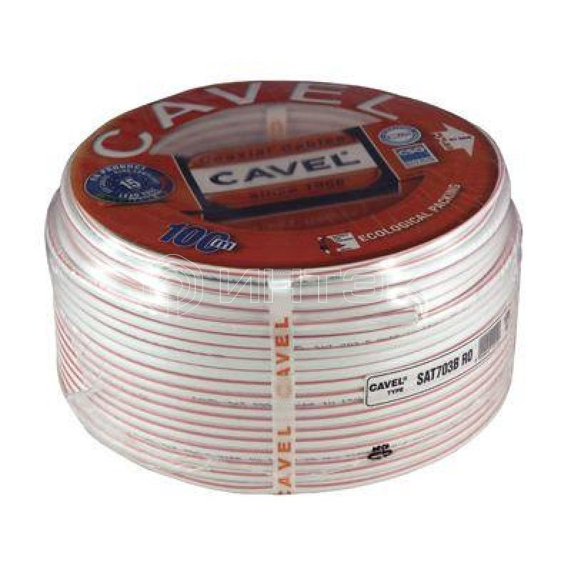 Кабель SAT 703В+Cu/Al/CuSn 75Ом медь Б (м) CAVEL 01-2432 изображение, фото