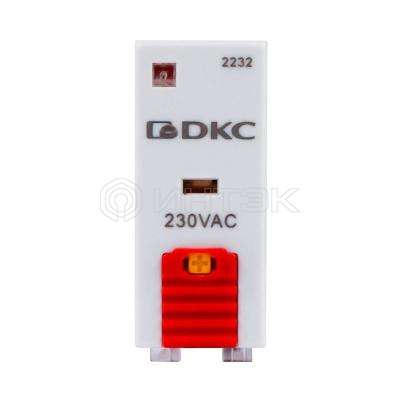 Реле одиночное 230В AC 2 прекидн. контакта DKC IR-230AC-2CO-D изображение, фото