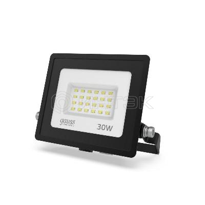 Прожектор светодиодный Elementary 30Вт 6500К IP65 2550лм 200-240В ДО PROMO черн. GAUSS 613100330P изображение, фото