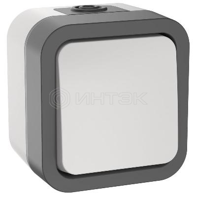 Выключатель кнопочный 1-кл. ОП TORS TS210 10А IP55 бел. IEK TS-V14-0-10-55-K41 изображение, фото