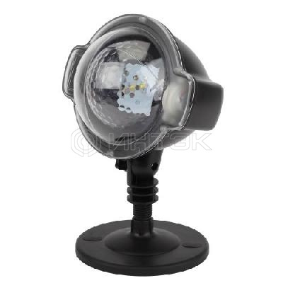 Проектор LED Падающий снег мультирежим холодный свет 220В IP44 ENIOP-03 ЭРА Б0041644 изображение, фото