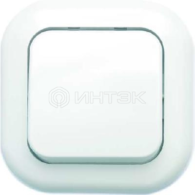 Выключатель 1-кл. 1п 2мод. СП Валентина 6А IP20 С16-040 бел. Кунцево 7643 изображение, фото
