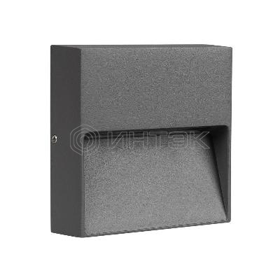 Светильник LGD-TRACE-S100х100-4W Warm3000 GR 65deg 230В 4Вт 3000К IP65 ландшафтный метал. Arlight 029960 изображение, фото