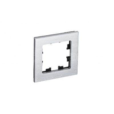 Рамка 1-м AtlasDesign Nature метал. серебр. Systeme Electric ATN312101 изображение, фото