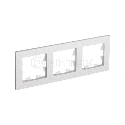 Рамка 3-м AtlasDesign Nature мрамор крем роял Systeme Electric ATN343103 изображение, фото