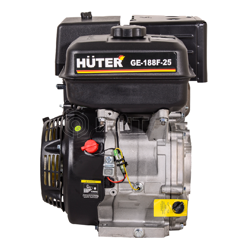 Двигатель бензиновый Huter GE-188F-25 70/15/4 изображение, фото