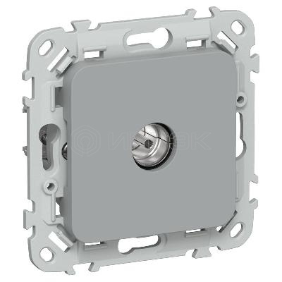 Розетка телевизионная оконечная СП FLITE РТВм-1-1-1-ФлС тип M экранир. механизм сер. IEK FI-A13-O-K03 изображение, фото