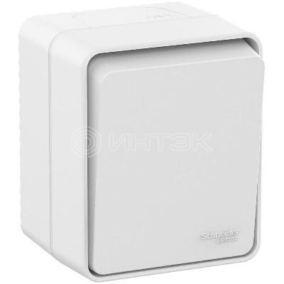 Выключатель 1-кл. ОП AtlasDesign PROFI IP54 10AX бел.  Systeme Electric ATN540111 изображение, фото