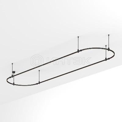 Трек ART-APRIORI-OVAL-ROD-400-4000х1000 BK IP20 метал. Arlight 048512 изображение, фото