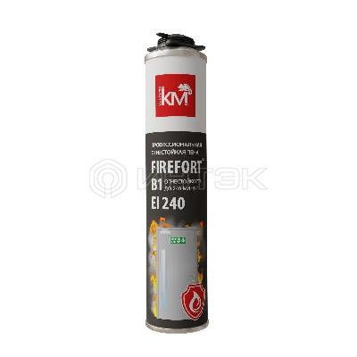 Пена монтажная огнестойкая FIREFORT B1 KM-FF-POM-B1 750мл КМ LO43490 изображение, фото