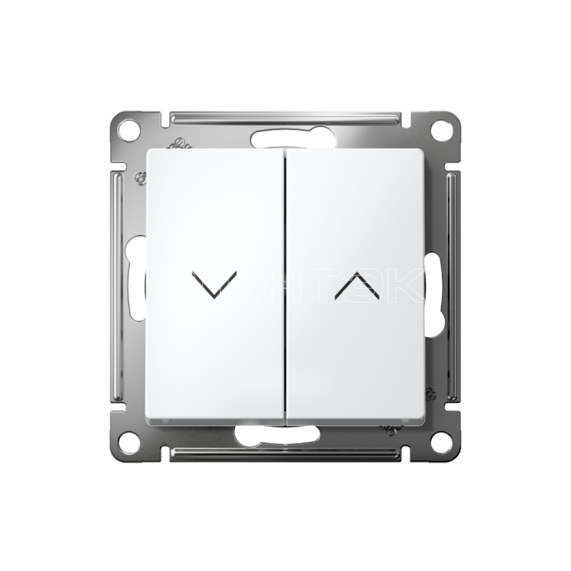 Выключатель 1-кл. AtlasDesign 2п 10А мех. лотос Systeme Electric ATN001319 изображение, фото