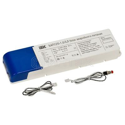 Блок аварийного питания БАП120-1.0/3.0 совмещ. для LED IEK LLVPOD-EPK-120-1H-3H изображение, фото