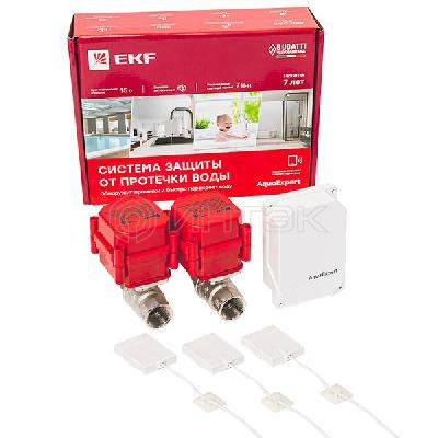 Система защиты от протечки воды AquaExpert 3/4 дюйма EKF AquaExpert-3/4 изображение, фото