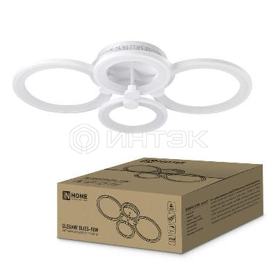 Светильник светодиодный ELEGANT BLISS-90W 90Вт 3000-4000-6500К 7000лм 230В 610х400х130мм с пультом ДУ IN HOME 4690612035444 изображение, фото