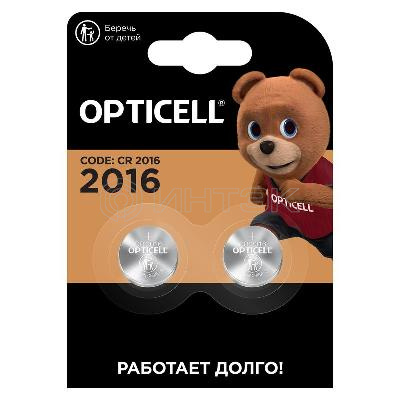 Элемент питания литиевый CR2016 (блист. 2шт) Specialty Opticell 5060003 изображение, фото
