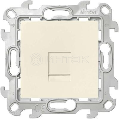 Розетка компьютерная СП Simon 24 RJ45 кат.5E UTP IP20 механизм сл. кость Simon 2410598-031 изображение, фото