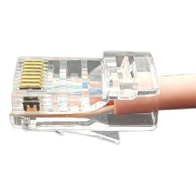 Разъем легкой оконцовки PLEZ-8P8C-U-C6-100 RJ-45 (8P8C) под витую пару кат.6 (50 µ"/ 50 микродюймов) универс. (для ож и мж кабеля) (уп.100шт) Hyperline 403343 изображение, фото