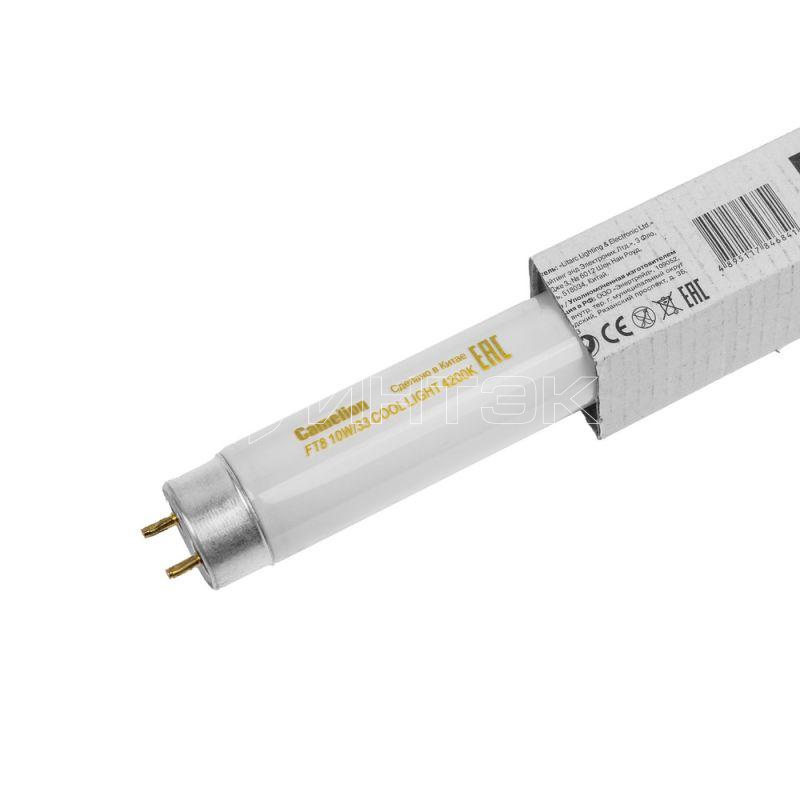 Лампа люминесцентная FT8-10W/33 10Вт T8 4200К G13 Camelion 5873 изображение, фото