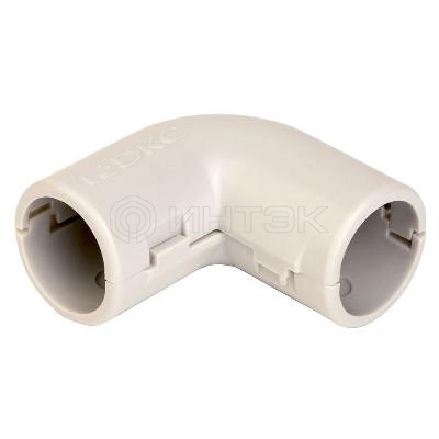 Поворот на 90град. для жестких труб d20 разъемн. IP40 (розн. уп.4шт) DKC 50520R изображение, фото