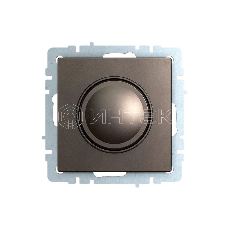 Светорегулятор СП BRITE пов-наж. 600Вт СС10-1-0-БрТБ механизм бронза IEK BR-D20-0600-K45 изображение, фото