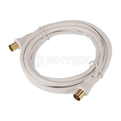 Шнур TV Plug - TV Jack 3м бел. Rexant 18-0004 изображение, фото
