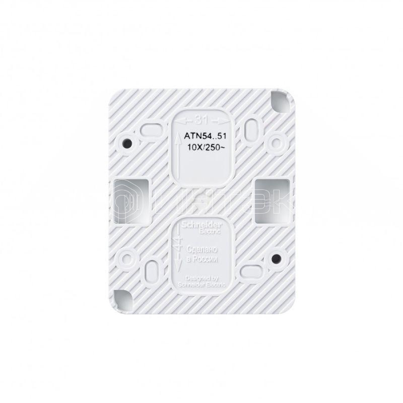 Выключатель 2-кл. ОП AtlasDesign PROFI IP54 10AX бел.  Systeme Electric ATN540151 изображение, фото