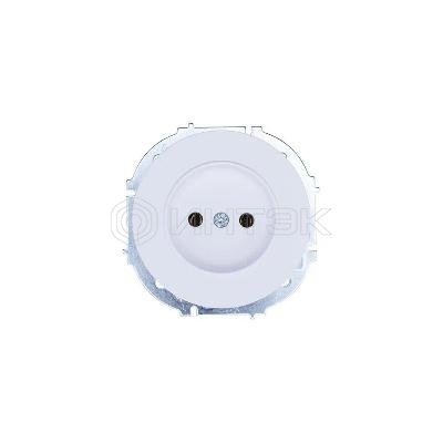 Розетка 1-м СП O Systeme ElectricN без заземл. ПБТ бел. LEZARD 743-0288-121B изображение, фото