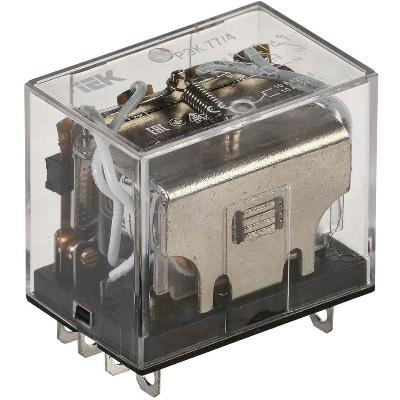 Реле РЭК 77-4 10А 12В DC IEK RRP10-4-10-012D изображение, фото