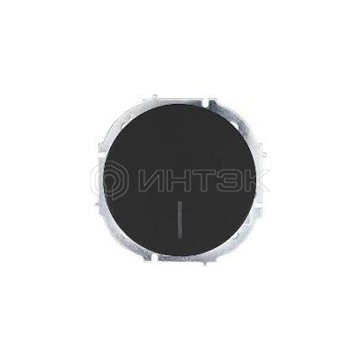 Выключатель 1-кл. СП O Systeme ElectricN 10А IP20 с подсветкой механизм черн. бархат LEZARD 743-4288-111 изображение, фото