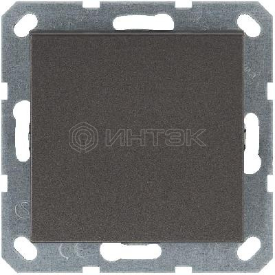 Кнопка звонка 1-кл. 10А IP20 механизм мокко Jasmart G3010Z изображение, фото