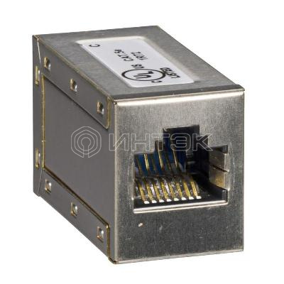 Разъем RJ45 (розет. часть/розет. часть) (уп.5шт) Systeme Electric SPC-RJ45-FEME изображение, фото