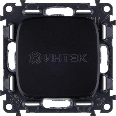 Выключатель 1-кл. СП Valena Allure 10А IP20 250В 10AX с лицев. панелью безвинтов. зажимы механизм антрацит Legrand 752911 изображение, фото