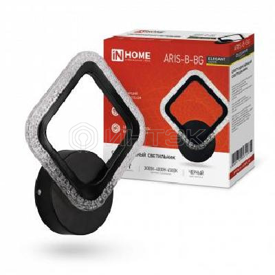 Светильник светодиодный ELEGANT ARIS-B-BG 15Вт 3000-6500К 1050лм 230В STEP COLOR черн. IN HOME 4690612043128 изображение, фото