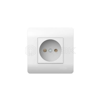 Розетка NEW3-E 16А без заземл. защ. шторки бел. CHINT 431536 изображение, фото