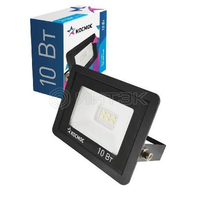 Прожектор светодиодный 10Вт 6500К IP65 800лм КОСМОС K_PR5_LED_10 изображение, фото