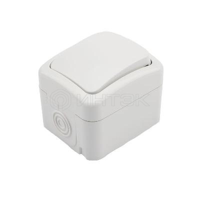 Переключатель проходной ОП Mini OG IP54 бел. Kranz KR-78-0603 изображение, фото