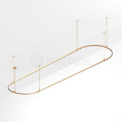 Трек ART-APRIORI-OVAL-ROD-800-4000х1000 GD IP20 метал. Arlight 054531 изображение, фото