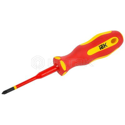 Отвертка диэлектрическая SLIM PZ1х80 Т2 ARMA2L 5 IEK A2L5-SC31-T2-PZ-10-080 изображение, фото