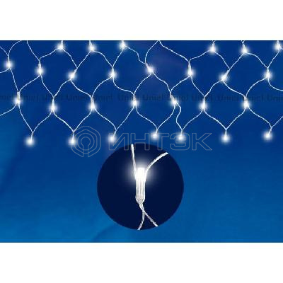 Сетка светодиодная ULD-N1815-180/DTA WHITE IP20 с контроллером 1.8х1.5м бел. свет провод прозр. Uniel UL-00005487 изображение, фото