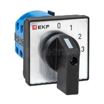 Переключатель кулачковый ПК-1-101 1п 10А "0-1-2-3" EKF pk-1-101-10 изображение, фото