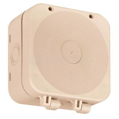 Коробка распределительная133х120х60 двухкомпонентн. для видеокамер HF IP68 беж. Ruvinil 67080БЖ изображение, фото