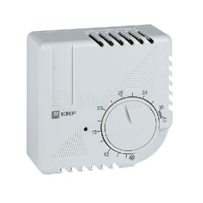Термостат NO/NC (охлаждение/обогрев) накладной 16А 230В IP20 PROxima EKF thermo-no-nc-wall изображение, фото
