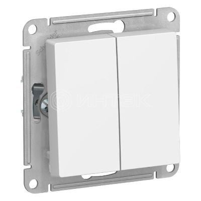 Переключатель 2-кл. AtlasDesign (сх. 6/2) 10AX механизм лотос Systeme Electric ATN001365 изображение, фото