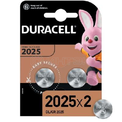 Элемент питания литиевый CR2025-2BL (блист.2шт) Duracell Б0037272 изображение, фото