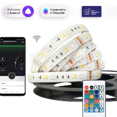 Лента светодиодная умная Connect RGBW (уп.5м) EKF slswf-5-rgbw изображение, фото