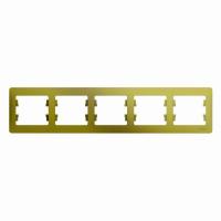 Рамка 5-м Glossa горизонт. фисташк. Systeme Electric GSL001005 изображение, фото