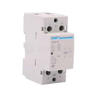 Контактор модульный NCH8-40/11 40А 1НЗ+1НО AC 220/230В 50Гц (R) CHINT 256083 изображение, фото