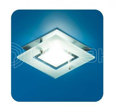 Светильник Quartz 51 3 12 MR16 квадрат. с накладным стеклом матов. хром ИТАЛМАК IT8060 изображение, фото